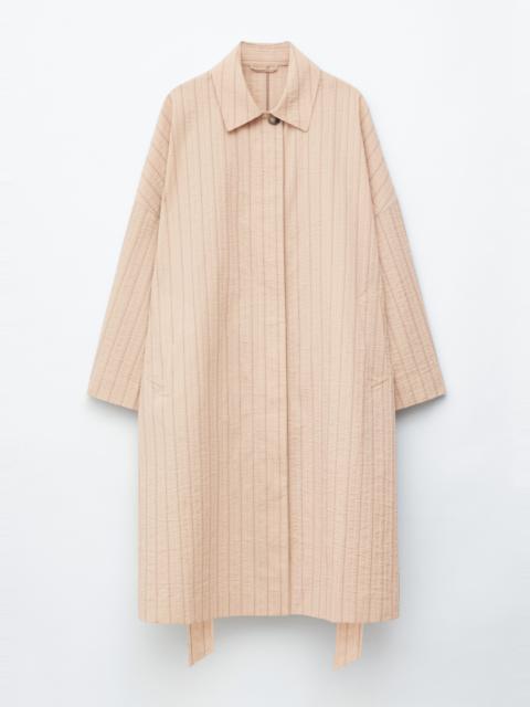 & Other Stories Oversized Pinstripe Trench Coat