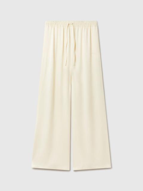 Stella McCartney Oversized Drawstring Satin Pants