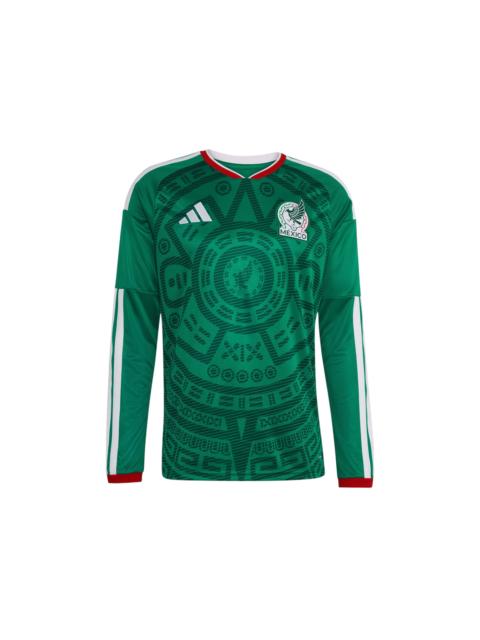 adidas adidas Mexico 2026 Home Replica Long Sleeve Jersey Bold Green
