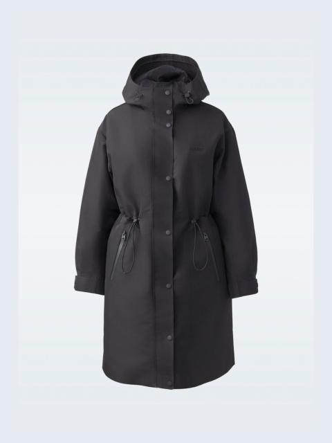 MACKAGE BREER-CITY Long 2-in-1 rain parka with removable liner