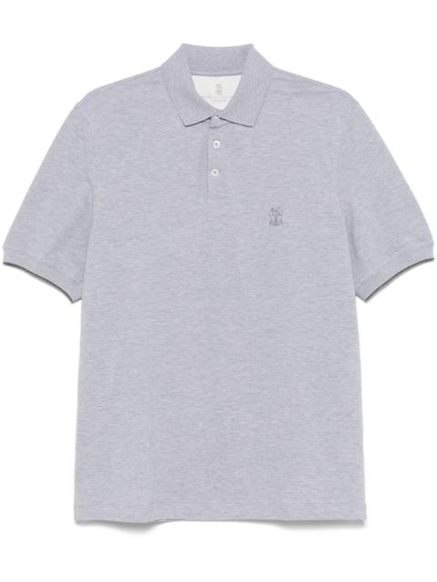 Brunello Cucinelli Logo-print Polo Shirt