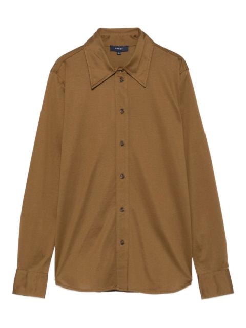 soeur button-down organic-cotton shirt