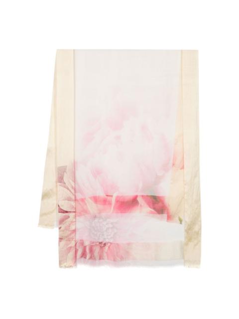 Faliero Sarti floral-print silk scarf