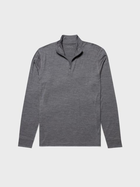 Sunspel Active Merino Half Zip Top