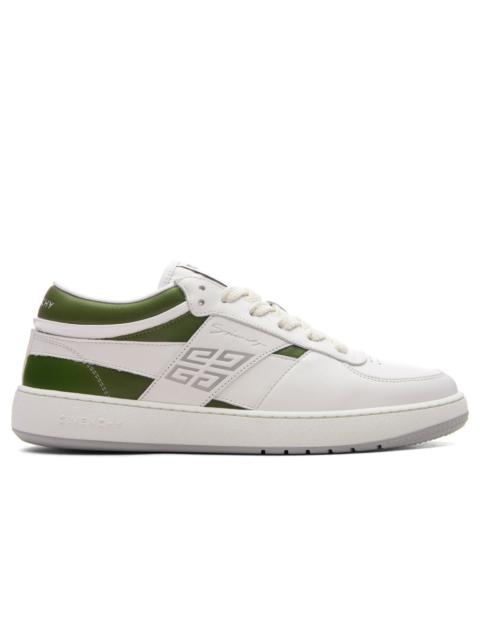 Givenchy G MOVE LOW SNEAKERS - WHITE/KHAKI