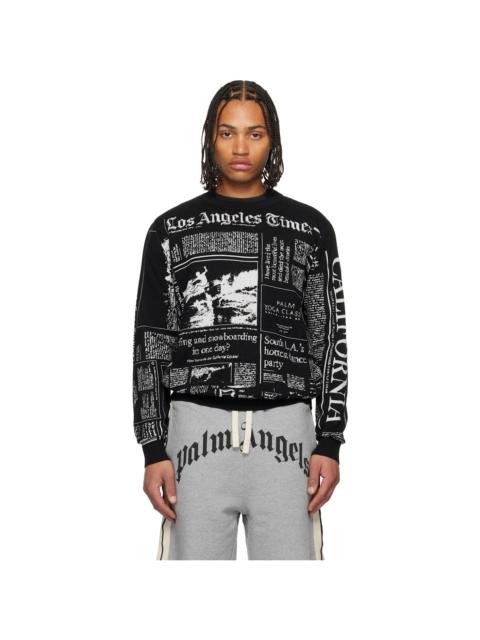 Palm Angels Black LA Times Edition Sweater