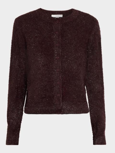 Vince Metallic Knit Cardigan