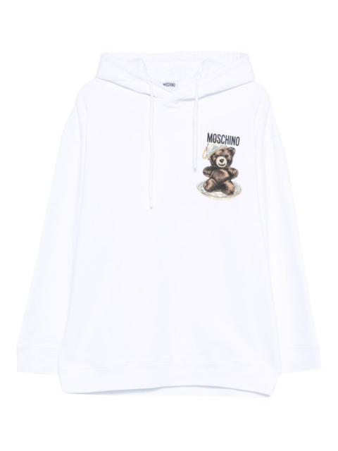 Moschino graphic-print long-sleeve hoodie