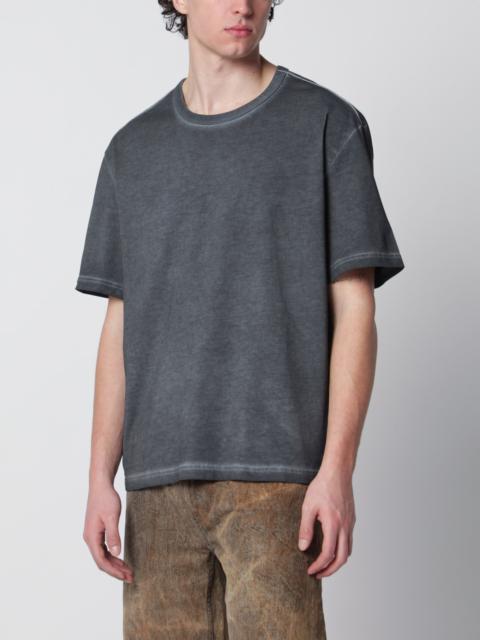 Séfr Mauro black washed-effect T-shirt in organic cotton