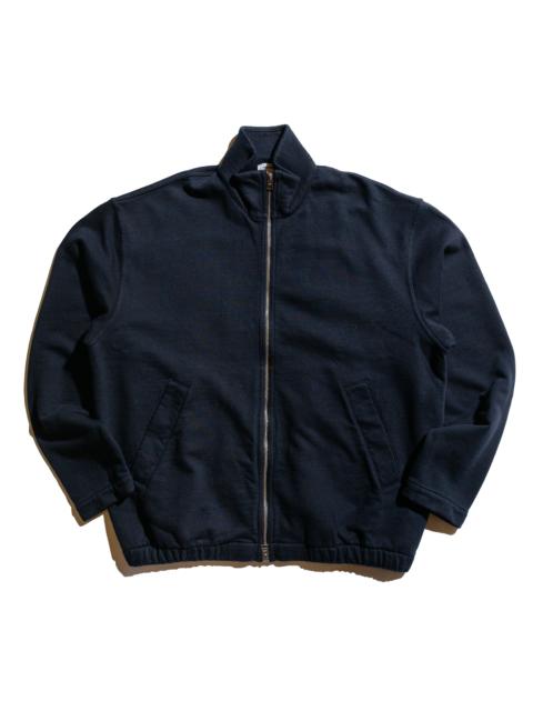 NORSE PROJECTS Bjorn Relaxed Organic Loopback Track Jacket Dark Navy