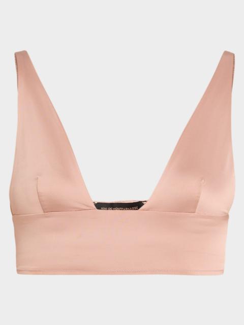 KIKI DE MONTPARNASSE Liquid Contour Viscose Longline Bra