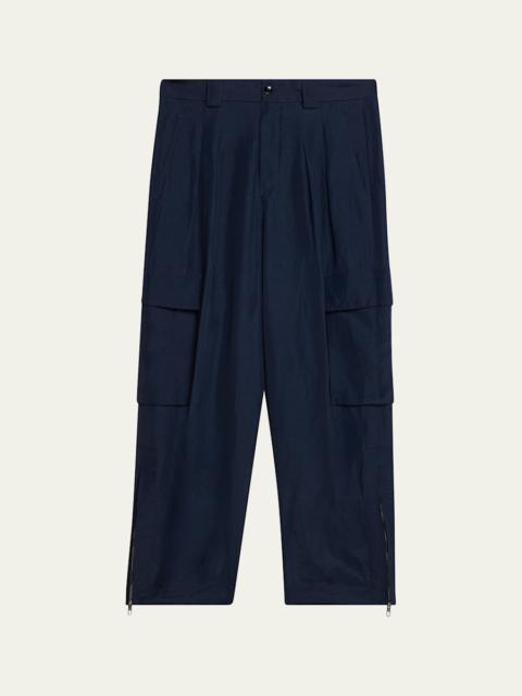 GIORGIO ARMANI Men's Relaxed Fit Cargo Trousers