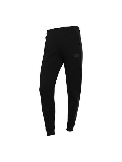 adidas (WMNS) adidas Cny Pant Knit Limited Stripe Printing Bundle Feet Sports Pants/Trousers/Joggers Black