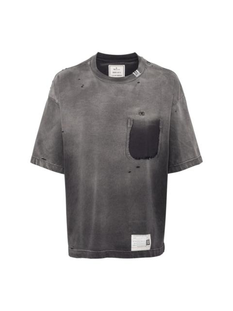 sun faded T-shirt