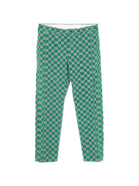 Comme des Garçons Homme Plus floral-print trousers