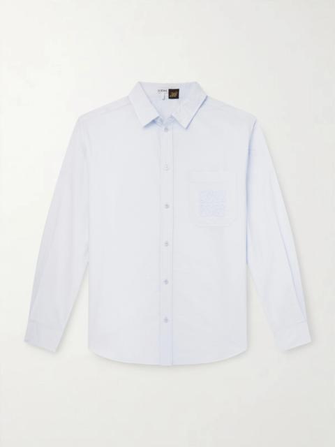 Loewe Paula's Ibiza Logo-Embroidered Cotton-Blend Shirt