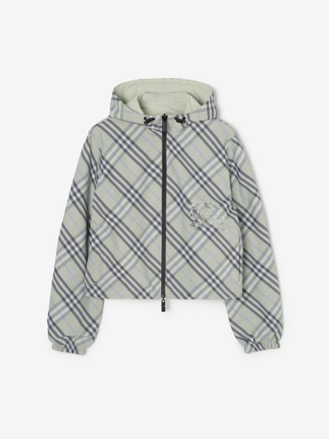 Burberry Cropped Reversible Check Jacket