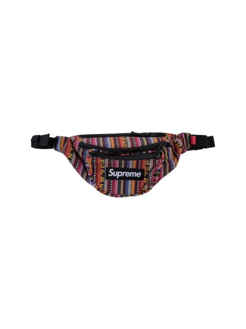 Supreme woven stripe belt bag