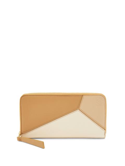 Loewe Puzzle zip around wallet in classic calfskin