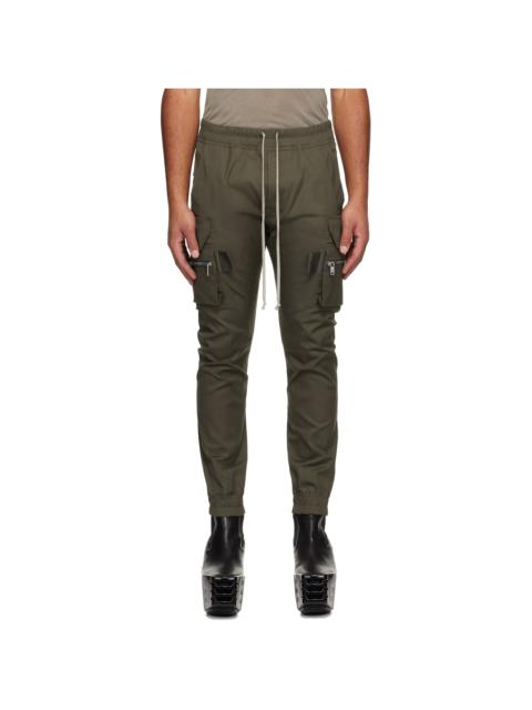 Rick Owens Khaki Concordians Mastodon Cargo Pants