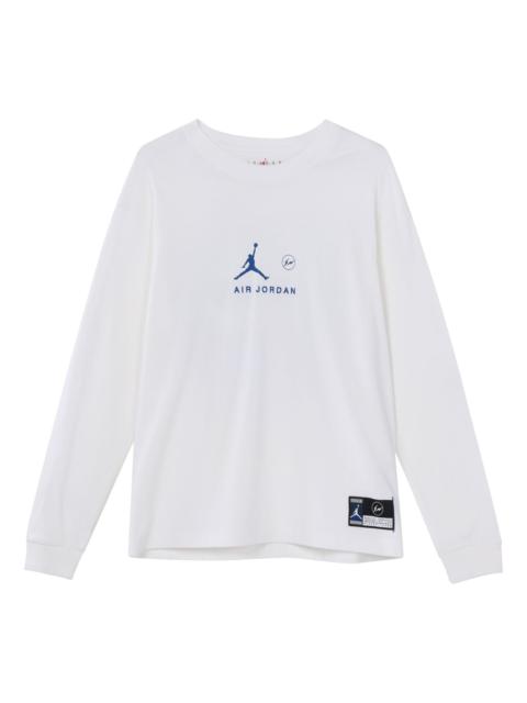 Air Jordan x Fragment Design FW Crew Neck Pullovers Street Style Collaboratio Men White DA2982-094