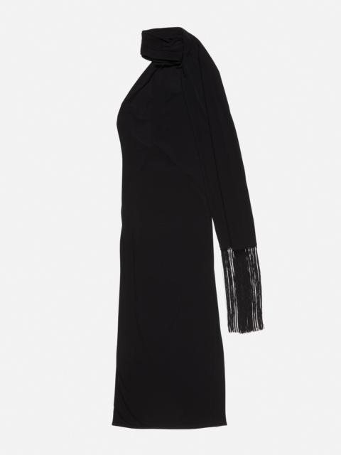 Acne Studios Draped satin dress - Black