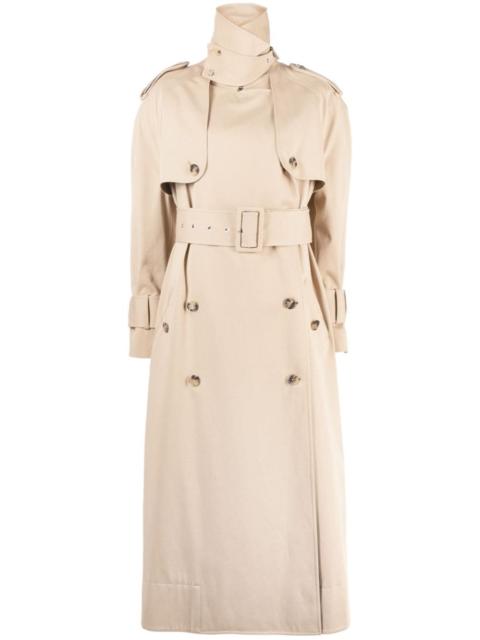 KHAITE Rennie belted trench coat