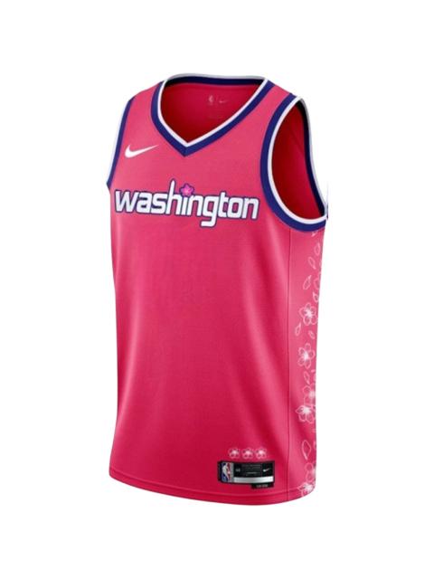 Nike NBA Washington Wizards Cherry Blossom City Jersey "Dynamic Pink" DO9647 682