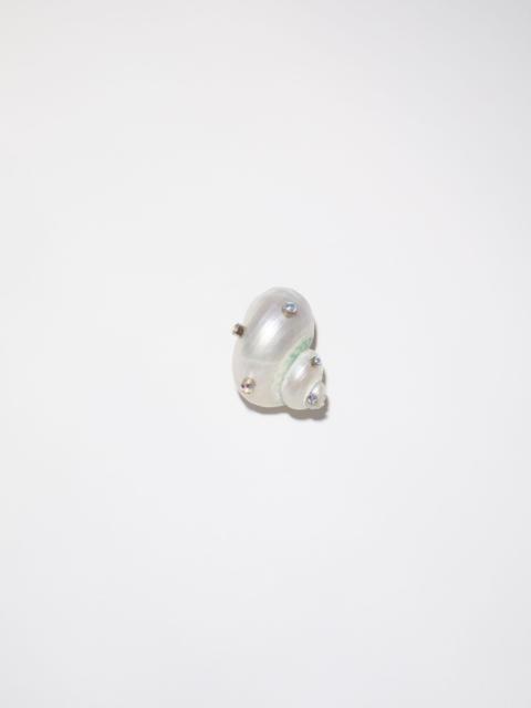 Acne Studios Shell earring - Transparent