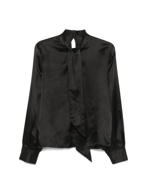 BODE Black silk Seafarer shirt | wananluxury | REVERSIBLE