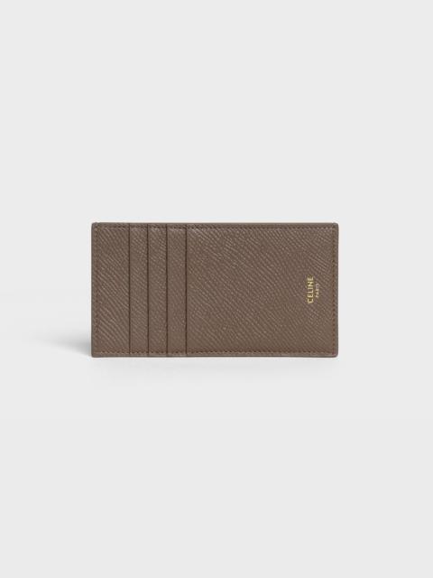 CELINE COMPACT CARD HOLDER  IN  GRAINED CALFSKIN