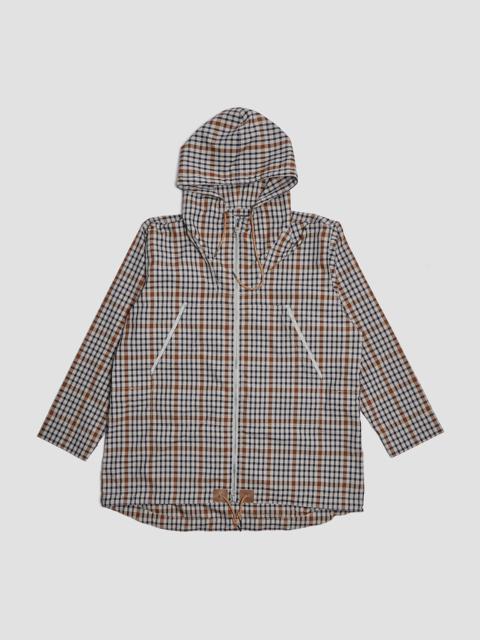 Nigel Cabourn Zip Smock in Stone Check