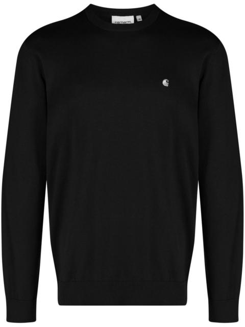 Carhartt WIP logo-embroidered crew neck jumper