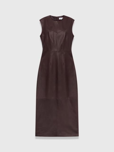 THE FOLD Vanta Leather Dress