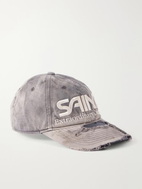 SAINT M×××××× Logo-Embroidered Cotton-Canvas Cap