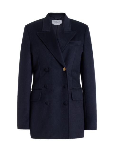 GABRIELA HEARST Nico Blazer in Dark Navy Cashmere