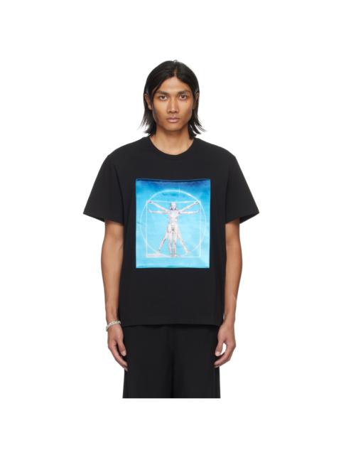 Stella McCartney Black Vitruvian Woman T-Shirt
