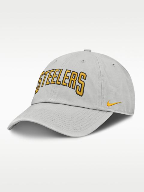 Nike Pittsburgh Steelers Primetime Club Arched Men's Nike NFL Adjustable Hat