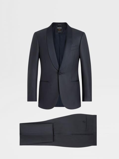 ZEGNA NAVY BLUE CENTOVENTIMILA WOOL SUIT