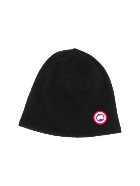 Logo-patch beanie hat