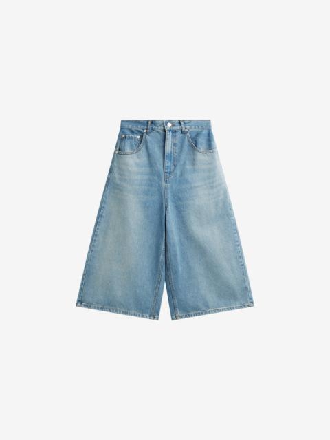 The Frankie Shop Brunoy Denim Culottes - Light Wash