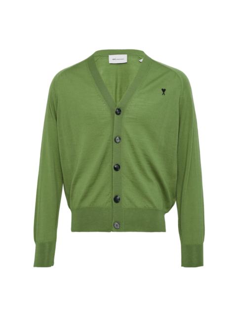 AMI Paris Cardigan With Contrasted AMI