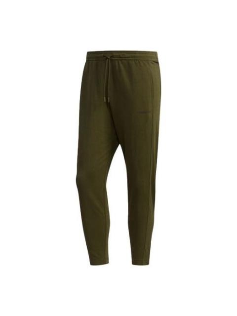 adidas neo Training Slim Fit Athleisure Casual Sports Pants Green EJ7079