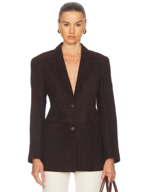 House of Dagmar Slim Suede Blazer