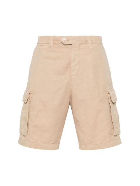 textured cargo shorts