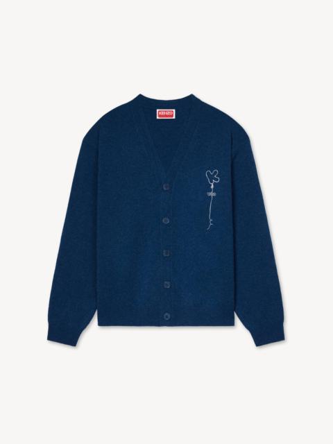 KENZO 'KENZO Balloons' embroidered cardigan in wool