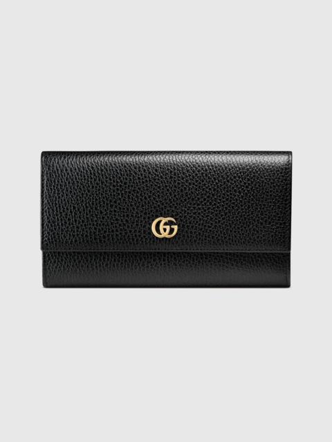 GG Marmont leather continental wallet