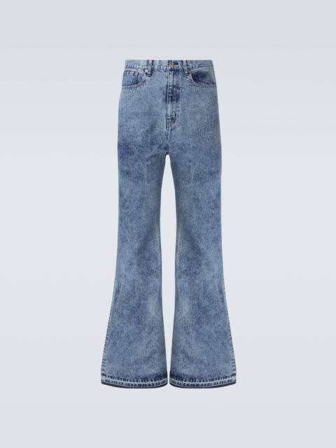 Junya Watanabe MAN High-rise flared jeans