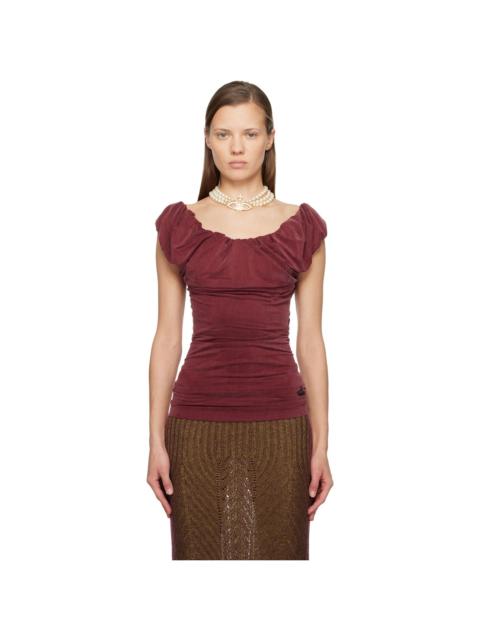 Vivienne Westwood Red Ginnie Jersey Top