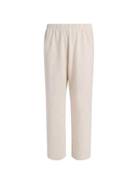 mid-rise cropped track pants